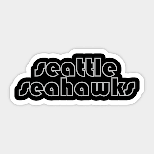 Seattle Seahawks // Retro Authentic Sticker